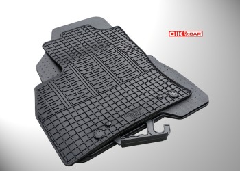 Cik - ΜΑΡΚΕ ΠΑΤΑΚΙΑ ΣΕ ΣΚΑΦΗ ΛΑΣΤΙΧΟ ΓΙΑ PEUGEOT BIPPER TEPEE / CITROEN NEMO MULTISPACE / FIAT QUBO 2008+ ΣΕ ΜΑΥΡΟ ΧΡΩΜΑ ΜΕ ΚΟΥΜΠΩΜΑΤΑ - 4 ΤΕΜ. (RM.PE.0007/CK)