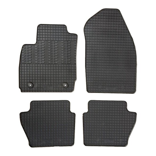 Cik - ΜΑΡΚΕ ΠΑΤΑΚΙΑ ΣΕ ΣΚΑΦΗ ΛΑΣΤΙΧΟ ΓΙΑ FORD FIESTA 3D / 5D 06/2017+ / FORD PUMA 11/2019+ ΣΕ ΜΑΥΡΟ ΧΡΩΜΑ ΜΕ ΚΟΥΜΠΩΜΑΤΑ - 4 ΤΕΜ. (RM.FO.0032/CK)