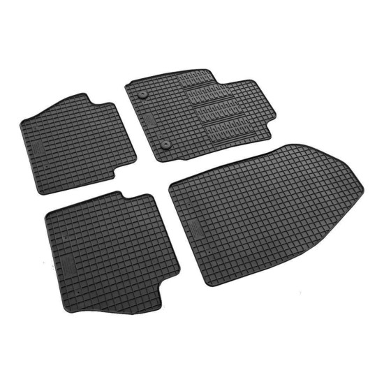 Cik - ΜΑΡΚΕ ΠΑΤΑΚΙΑ ΣΕ ΣΚΑΦΗ ΛΑΣΤΙΧΟ ΓΙΑ FORD FIESTA 3D / 5D 06/2017+ / FORD PUMA 11/2019+ ΣΕ ΜΑΥΡΟ ΧΡΩΜΑ ΜΕ ΚΟΥΜΠΩΜΑΤΑ - 4 ΤΕΜ. (RM.FO.0032/CK)