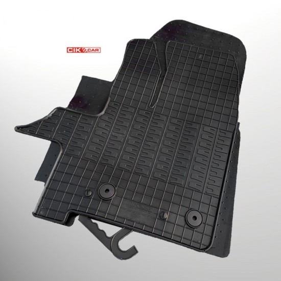 Cik - ΜΑΡΚΕ ΠΑΤΑΚΙΑ ΣΕ ΣΚΑΦΗ ΛΑΣΤΙΧΟ ΓΙΑ FORD CUSTOM TOURNEO 2ΘΕΣΙΟ 2018+ ΣΕ ΜΑΥΡΟ ΧΡΩΜΑ ΜΕ ΚΟΥΜΠΩΜΑΤΑ - 2 ΤΕΜ. (RM.FO.0039/CK)