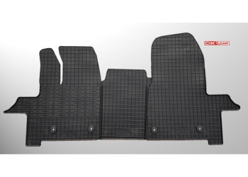 Cik - ΜΑΡΚΕ ΠΑΤΑΚΙΑ ΣΕ ΣΚΑΦΗ ΛΑΣΤΙΧΟ ΓΙΑ FORD CUSTOM TOURNEO 2ΘΕΣΙΟ 2018+ ΣΕ ΜΑΥΡΟ ΧΡΩΜΑ ΜΕ ΚΟΥΜΠΩΜΑΤΑ - 2 ΤΕΜ. (RM.FO.0039/CK)