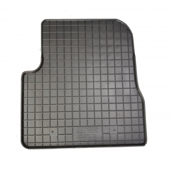 Cik - ΜΑΡΚΕ ΠΑΤΑΚΙΑ ΣΕ ΣΚΑΦΗ ΛΑΣΤΙΧΟ ΓΙΑ OPEL CORSA F 2019+ / PEUGEOT 208 2019+ / PEUGEOT 2008 2019+ / DS3 CROSSBACK 2019+ ΣΕ ΜΑΥΡΟ ΧΡΩΜΑ ΜΕ ΚΟΥΜΠΩΜΑΤΑ - 4 ΤΕΜ. (RM.OP.0019/CK)