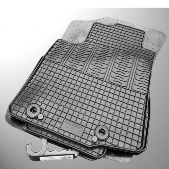 Cik - ΜΑΡΚΕ ΠΑΤΑΚΙΑ ΣΕ ΣΚΑΦΗ ΛΑΣΤΙΧΟ ΓΙΑ TOYOTA AYGO II 2014-2021 ΣΕ ΜΑΥΡΟ ΧΡΩΜΑ ΜΕ ΚΟΥΜΠΩΜΑΤΑ - 4 ΤΕΜ. (RM.TO.0002/CK)