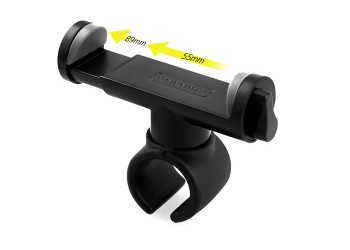 ΒΑΣΗ SMARTPHONE MOTO/ΠΟΔΗΛΑΤΟΥ/ΤΙΜΟΝΙΟΥ 55-89mm ΚΑΙ ΕΩΣ 12mm ΠΑΧΟΣ ΣΥΣΚΕΥΗΣ XENOMIX ΜΑΥΡΗ