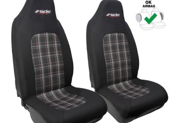 ΚΑΛΥΜΜΑΤΑ ΚΑΘΙΣΜΑΤΩΝ RACING 2 ΚΑΡΟ/ΜΑΥΡΟ SIMONI RACING - 2 TEM.