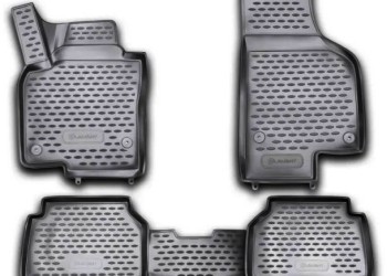 ΜΑΡΚΕ ΠΑΤΑΚΙΑ ΣΕ ΣΚΑΦΗ TPE ΛΑΣΤΙΧΟ ΓΙΑ VW TIGUAN 12/2007-2016  ΣΕ ΜΑΥΡΟ ΧΡΩΜΑ NOVLINE - 4 ΤΕΜ.