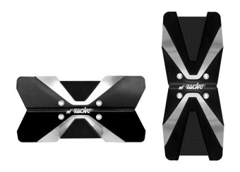 ΠΕΤΑΛ X TYPE ΑΛΟΥΜΙΝΙΟΥ ΜΑΥΡΟ/ΑΣΗΜΙ 2ΤΕΜ.