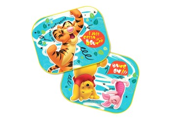 Amio - ΗΛΙΟΠΡΟΣΤΑΣΙΕΣ ΠΛΑΙΝΕΣ WINNIE THE POOH ΜΕ ΒΕΝΤΟΥΖΑ 44x35cm - 2 Τεμ. (S59305/AM)