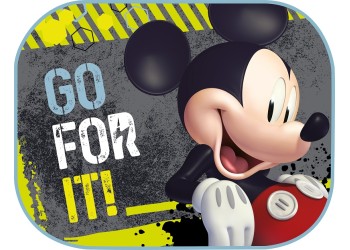 Amio - ΗΛΙΟΠΡΟΣΤΑΣΙΕΣ ΠΛΑΙΝΕΣ MICKEY ΜΕ ΒΕΝΤΟΥΖΑ 44x35cm - 2 Τεμ. (S59330/AM)