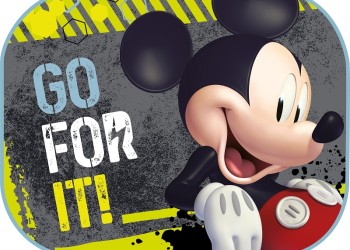 Amio - ΗΛΙΟΠΡΟΣΤΑΣΙΕΣ ΠΛΑΙΝΕΣ MICKEY ΜΕ ΒΕΝΤΟΥΖΑ 44x35cm - 2 Τεμ. (S59330/AM)