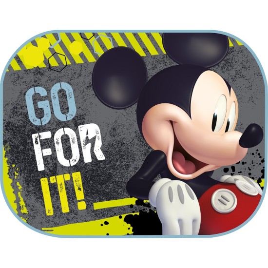 Amio - ΗΛΙΟΠΡΟΣΤΑΣΙΕΣ ΠΛΑΙΝΕΣ MICKEY ΜΕ ΒΕΝΤΟΥΖΑ 44x35cm - 2 Τεμ. (S59330/AM)