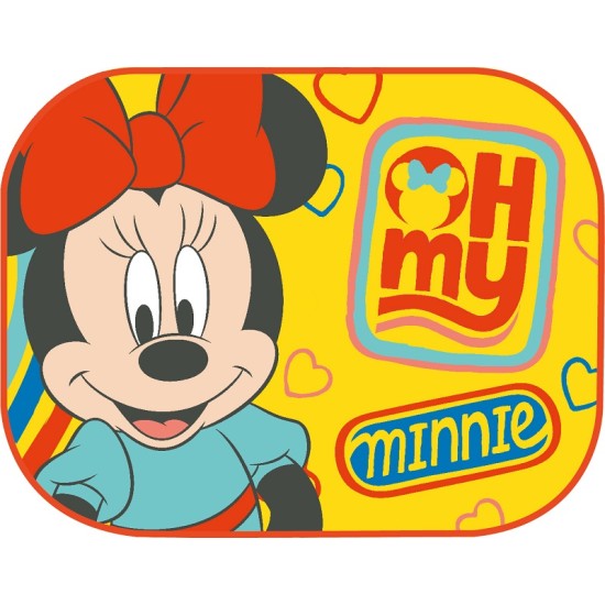 Amio - ΗΛΙΟΠΡΟΣΤΑΣΙΕΣ ΠΛΑΙΝΕΣ MINNIE & MICKEY ΜΕ ΒΕΝΤΟΥΖΑ 44x35cm - 2 Τεμ. (S59331/AM)