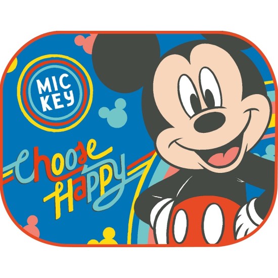 Amio - ΗΛΙΟΠΡΟΣΤΑΣΙΕΣ ΠΛΑΙΝΕΣ MINNIE & MICKEY ΜΕ ΒΕΝΤΟΥΖΑ 44x35cm - 2 Τεμ. (S59331/AM)