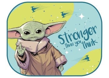 Amio - ΗΛΙΟΠΡΟΣΤΑΣΙΕΣ ΠΛΑΙΝΕΣ THE MANDALORIAN ΜΕ ΒΕΝΤΟΥΖΑ 2TEM (44x35cm) - 2 τεμ. (S59380/AM)