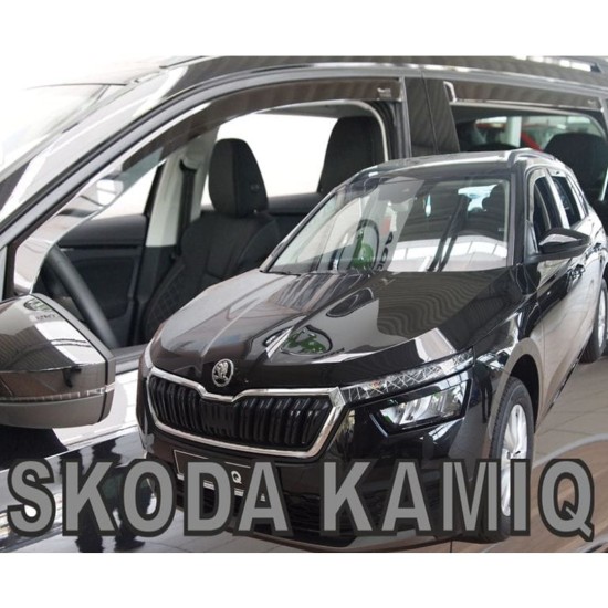 ΑΝΕΜΟΘΡΑΥΣΤΕΣ ΓΙΑ SKODA KAMIQ 5D 2019+ ΣΕΤ ΑΥΤΟΚΙΝΗΤΟΥ ΑΠΟ ΕΥΚΑΜΠΤΟ ΦΙΜΕ ΠΛΑΣΤΙΚΟ HEKO - 4 ΤΕΜ.