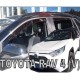 ΑΝΕΜΟΘΡΑΥΣΤΕΣ ΓΙΑ TOYOTA RAV4 V 5D 2019+ /  SUZUKI ACROSS 5D 2020+ ΣΕΤ ΑΥΤΟΚΙΝΗΤΟΥ ΑΠΟ ΕΥΚΑΜΠΤΟ ΦΙΜΕ ΠΛΑΣΤΙΚΟ HEKO - 4 ΤΕΜ.