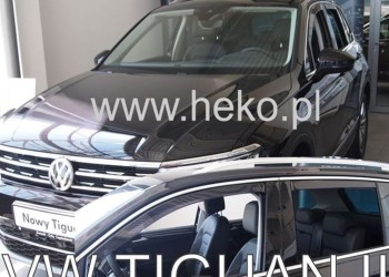 ΑΝΕΜΟΘΡΑΥΣΤΕΣ ΓΙΑ VW TIGUAN II 5D 2015+ ΣΕΤ ΑΥΤΟΚΙΝΗΤΟΥ ΑΠΟ ΕΥΚΑΜΠΤΟ ΦΙΜΕ ΠΛΑΣΤΙΚΟ HEKO - 4 ΤΕΜ.