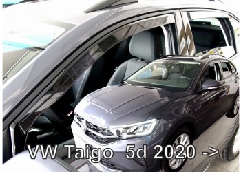 ΑΝΕΜΟΘΡΑΥΣΤΕΣ ΓΙΑ VW TAIGO 5D 2020+ ? ΖΕΥΓΑΡΙ ΑΠΟ ΕΥΚΑΜΠΤΟ ΦΙΜΕ ΠΛΑΣΤΙΚΟ HEKO - 2 ΤΕΜ.