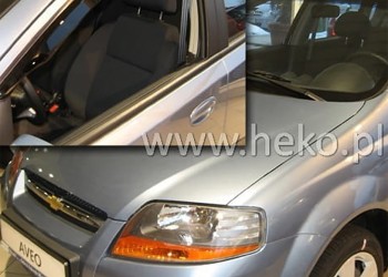 ΑΝΕΜΟΘΡΑΥΣΤΕΣ ΓΙΑ CHEVROLET AVEO CLASSIC 4D SEDAN 2004-2006 / 5D HTB 2004-2010 ΖΕΥΓΑΡΙ ΕΞΩΤΕΡΙΚΟΙ ΑΠΟ ΕΥΚΑΜΠΤΟ ΦΙΜΕ ΠΛΑΣΤΙΚΟ HEKO - 2 ΤΕΜ.