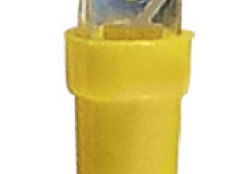 T3 12V W2x4,6d 1LED ΚΙΤΡΙΝΟ (ΚΑΡΦΩΤΟ ΑΚΑΛΥΚΟ ΓΙΑ ΟΡΓΑΝΑ ΤΑΜΠΛΟ) BLISTER SIMONI RACING - 4 ΤΕΜ.