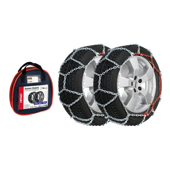 Amio - ΑΛΥΣΙΔΕΣ ΧΙΟΝΙΟΥ 4x4 ΠΑΧΟΥΣ 16mm KB-260 - 2 TEM. (02125/AM)
