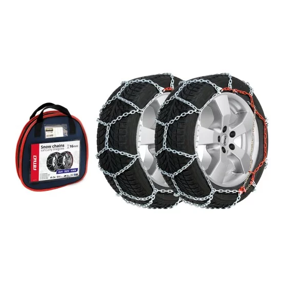 Amio - ΑΛΥΣΙΔΕΣ ΧΙΟΝΙΟΥ 4x4 ΠΑΧΟΥΣ 16mm KB-255 - 2 TEM. (02124/AM)