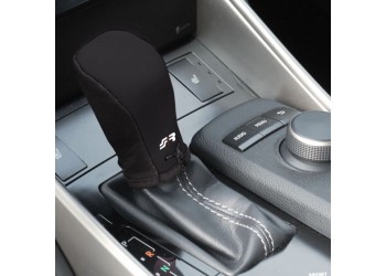 ΚΑΛΥΜΜΑ ΓΙΑ ΠΟΜΟΛΟ ΤΑΧΥΤΗΤΩΝ GEAR KNOB COVER ΜΑΥΡΟ ΜΙΚΡΟΦΙΜΠΡΑ