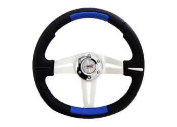 ΤΙΜΟΝΙ APOGEE - ΜΑΥΡΟ/ΜΠΛΕ ΛΕΙΟ ΔΕΡΜΑ 350mm