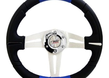 ΤΙΜΟΝΙ APOGEE - ΜΑΥΡΟ/ΜΠΛΕ ΛΕΙΟ ΔΕΡΜΑ 350mm