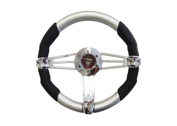 ΤΙΜΟΝΙ ARCADIA - ΑΣΗΜΙ INOX ΔΕΡΜΑ