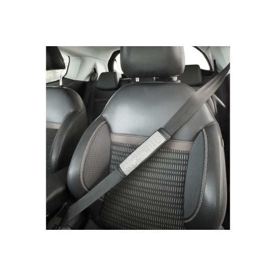 ΜΑΞΙΛΑΡΑΚΙΑ ΖΩΝΗΣ ΜΑΥΡΑ ΜΕ STRASS ΑΠΟ ΟΙΚΟΛΟΓΙΚΟ ΔΕΡΜΑ SIMONI RACING  - 2 τεμ.