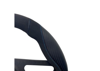 ΚΑΛΥΜΜΑ ΤΙΜΟΝΙΟΥ GOOD VIBE R CARBON LOOK ΜΑΥΡΟ/ΜΠΛΕ ΟΙΚΟΛΟΓΙΚΟ ΔΕΡΜΑ 37-39cm SIMONI RACING  - 1 τεμ.