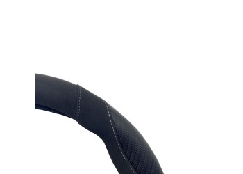 ΚΑΛΥΜΜΑ ΤΙΜΟΝΙΟΥ GOOD VIBE R CARBON LOOK ΜΑΥΡΟ/ΓΚΡΙ ΟΙΚΟΛΟΓΙΚΟ ΔΕΡΜΑ 37-39cm SIMONI RACING  - 1 τεμ.