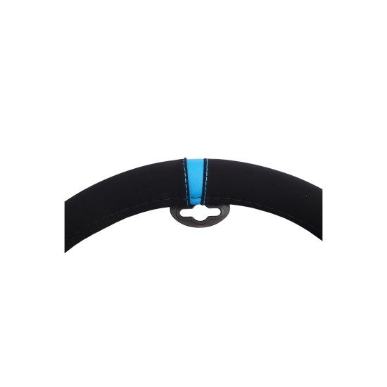 ΚΑΛΥΜΜΑ ΤΙΜΟΝΙΟΥ CARRERA LOOK BLUE ΜΑΥΡΟ ΜΕ ΜΠΛΕ ΡΙΓΑ ΜΙΚΡΟΦΙΜΠΡΑ 37-39cm SIMONI RACING  - 1 τεμ.