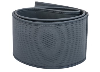 ΚΑΛΥΜΜΑ ΤΙΜΟΝΙΟΥ SOFT SKIN ΜΑΥΡΟ ΟΙΚΟΛΟΓΙΚΟ ΔΕΡΜΑ ΜΕ ΦΑΡΔΟΣ 8,5cm 37-39cm