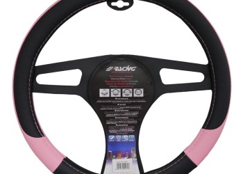 ΚΑΛΥΜΜΑ ΤΙΜΟΝΙΟΥ PINK LADY ΜΑΥΡΟ/ΡΟΖ ΟΙΚΟΛΟΓΙΚΟ ΔΕΡΜΑ 37-39cm