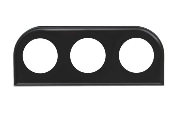 ΒΑΣΗ/ΘΗΚΗ 3 ΟΡΓΑΝΩΝ 52mm ΓΙΑ ΤΗΝ ΘΕΣΗ RADIO-CD 1DIN ΜΗΚΟΥΣ 189mm ΣΕ ΜΑΥΡΟ ΧΡΩΜΑ SIMONI RACING  - 1 τεμ.