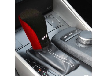 ΚΑΛΥΜΜΑ ΓΙΑ ΠΟΜΟΛΟ ΤΑΧΥΤΗΤΩΝ GEAR KNOB COVER (ΜΑΥΡΟ/ΚΟΚΚΙΝΟ ΜΙΚΡΟΦΙΜΠΡΑ)