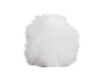 ΚΑΛΥΜΜΑ ΓΙΑ ΠΟΜΟΛΟ ΤΑΧΥΤΗΤΩΝ FLUFFY FUR COVER ΛΕΥΚΟ ΓΟΥΝΙΝΟ ΧΝΟΥΔΩΤΟ SIMONI RACING - 1 TEM.
