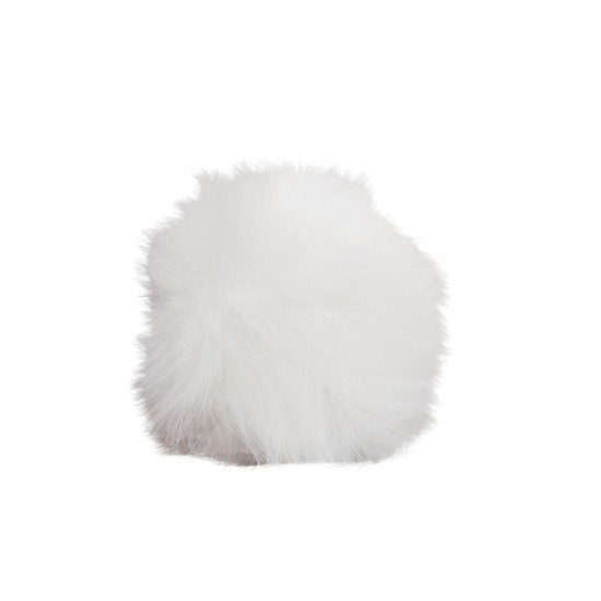 ΚΑΛΥΜΜΑ ΓΙΑ ΠΟΜΟΛΟ ΤΑΧΥΤΗΤΩΝ FLUFFY FUR COVER ΛΕΥΚΟ ΓΟΥΝΙΝΟ ΧΝΟΥΔΩΤΟ SIMONI RACING - 1 TEM.