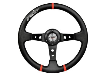 ΤΙΜΟΝΙ GRAVEL ΤΡΙΑΚΤΙΝΟ 35 cm (ΜΑΥΡΟ/ΚΟΚΚΙΝΟΙ ΔΑΚΤΥΛΙΟΙ)