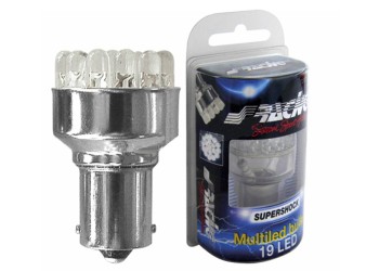 BA15s ΛΑΜΠΑ ΜΕ 19LED ΚΟΚΚΙΝΟ SIMONI RACING - 1 TEM.