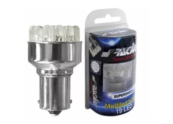 BA15s ΛΑΜΠΑ ΜΕ 19LED ΚΟΚΚΙΝΟ SIMONI RACING - 1 TEM.