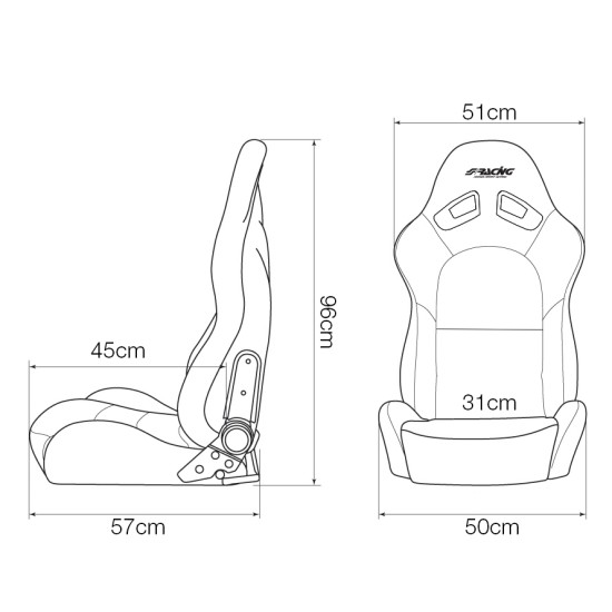 ΚΑΘΙΣΜΑ CHARLES ΑΝΑΚΛΙΝΟΜΕΝΟ ΜΑΥΡΟ ΒΕΛΟΥΔΟ (ΜΕ ΣΙΔΗΡΟΔΡΟΜΟ)