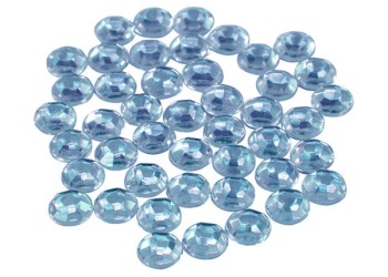ΔΙΑΚΟΣΜΗΤΙΚΑ STRASS ΜΠΛΕ 50τμχ. 8mm