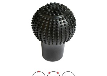 ΚΑΛΥΜΜΑ ΓΙΑ ΠΟΜΟΛΟ ΤΑΧΥΤΗΤΩΝ GEAR KNOB COVER ΜΑΥΡΟ ΣΙΛΙΚΟΝΗΣ 80x55x30mm SIMONI RACING - 1 Τεμ.