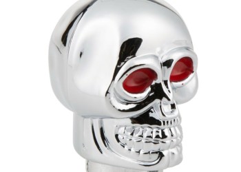 ΠΟΜΟΛΟ ΤΑΧΥΤΗΤΩΝ SKELETOR ΝΕΚΡΟΚΕΦΑΛΗ 62 Χ 43 mm / Φ 53 mm (ΧΡΩΜΙΟ)