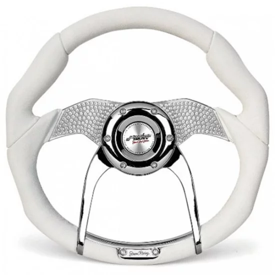 ΤΙΜΟΝΙ TORQUE 350MM ΛΕΥΚΟ ΜΕ ΣΤΡΑΣ