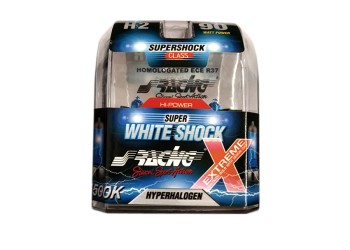 H12 12V/55W 90" 4.500K SUPER WHITE SHOCK X