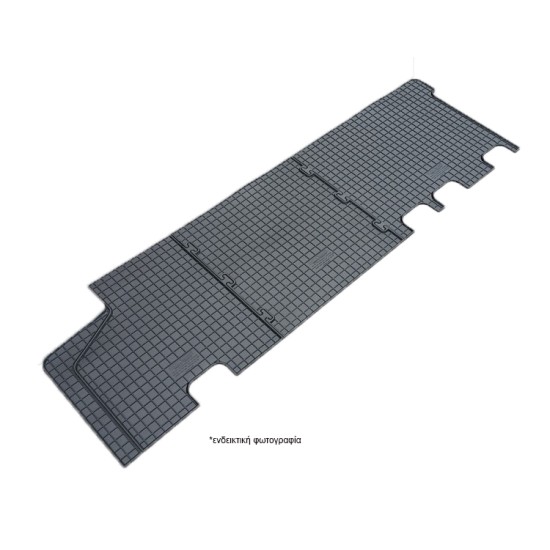 Cik - ΜΑΡΚΕ ΠΑΤΑΚΙΑ ΣΕ ΣΚΑΦΗ ΛΑΣΤΙΧΟ ΓΙΑ VW T5 ΜΕ ΨΗΛΟ ΔΙΑΧΩΡΙΣΤΙΚΟ 2003-2014 ΣΕ ΜΑΥΡΟ ΧΡΩΜΑ ΜΕ ΚΟΥΜΠΩΜΑΤΑ - 3 ΤΕΜ. (RM.VW.0012/CK)